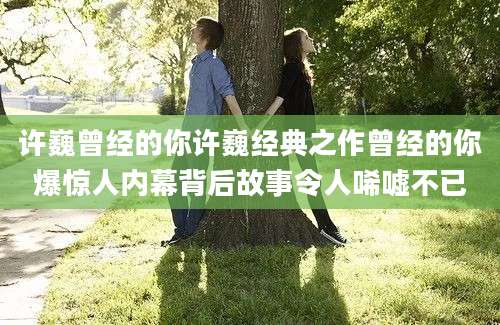 许巍曾经的你许巍经典之作曾经的你爆惊人内幕背后故事令人唏嘘不已