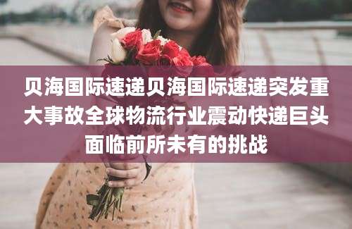 贝海国际速递贝海国际速递突发重大事故全球物流行业震动快递巨头面临前所未有的挑战
