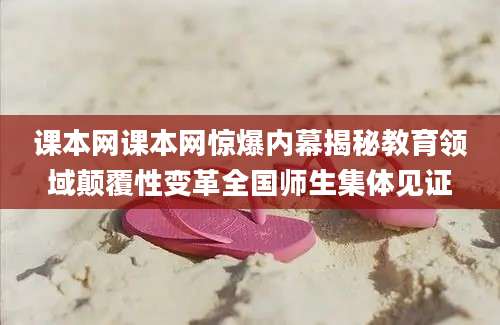 课本网课本网惊爆内幕揭秘教育领域颠覆性变革全国师生集体见证
