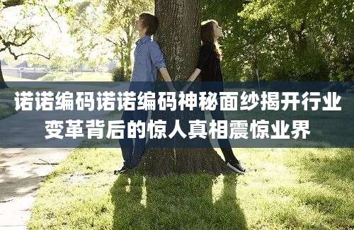 诺诺编码诺诺编码神秘面纱揭开行业变革背后的惊人真相震惊业界