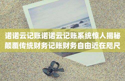 诺诺云记账诺诺云记账系统惊人揭秘颠覆传统财务记账财务自由近在咫尺