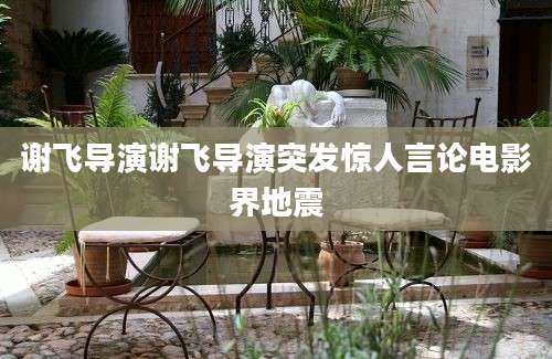 谢飞导演谢飞导演突发惊人言论电影界地震